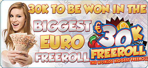 Бесплатный слот-турнир &euro;30000 Freeroll 